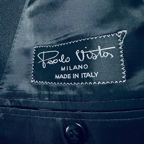 Paolo Vista black tuxedo jacket